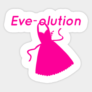 Evolution, Equal Rights, Women's Day, Feminine Power, Female Power, Woman Sticker